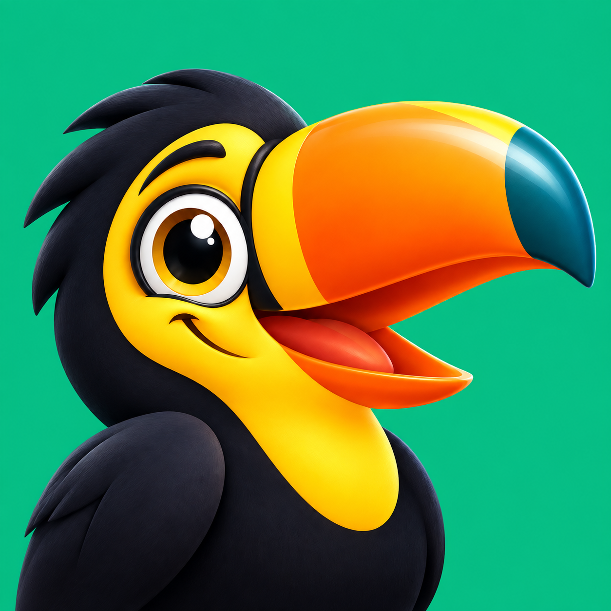 Mascote Tucano Bizu